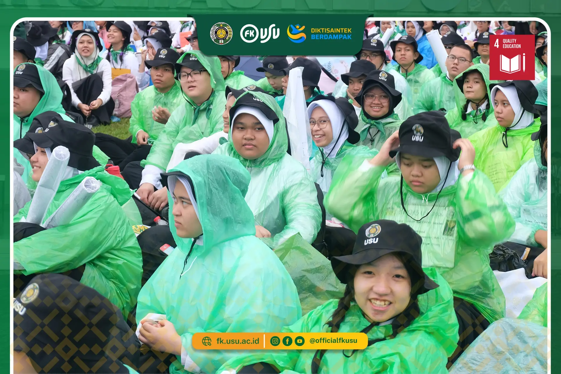 PKKMB USU 2026 Resmi Dibuka, 261 Mahasiswa Baru FK USU Ikuti Rangkaian Pengenalan Kampus